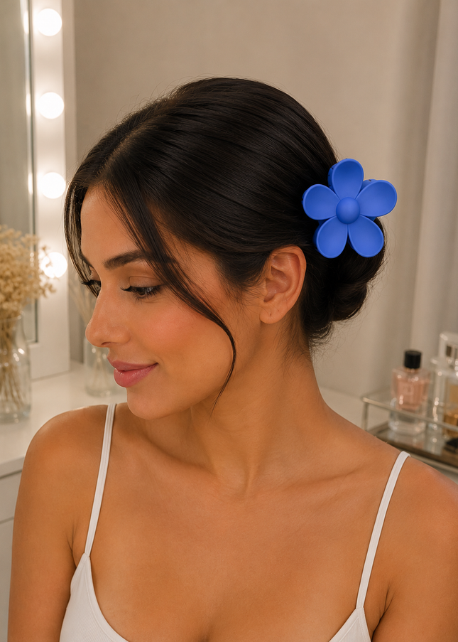 Kit com 8 Peças Presilhas de Cabelo Hairclips Femininos Piranhas Coloridas Delicadas