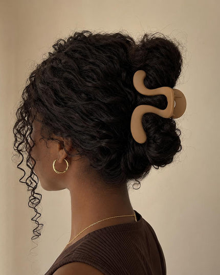 Presilha de Cabelo Piranha Feminina Estilo Moderno em U Confortável Leve Ideal para o Dia-a-dia Várias Opções de Cores Moda Coreana