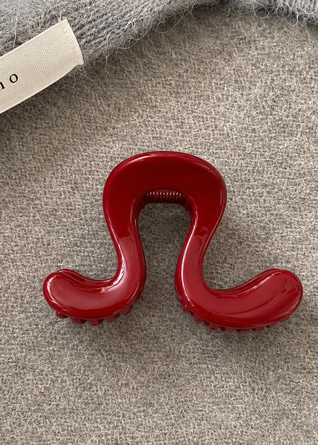 Presilha de Cabelo Piranha Feminina Estilo Moderno em U Confortável Leve Ideal para o Dia-a-dia Várias Opções de Cores Moda Coreana