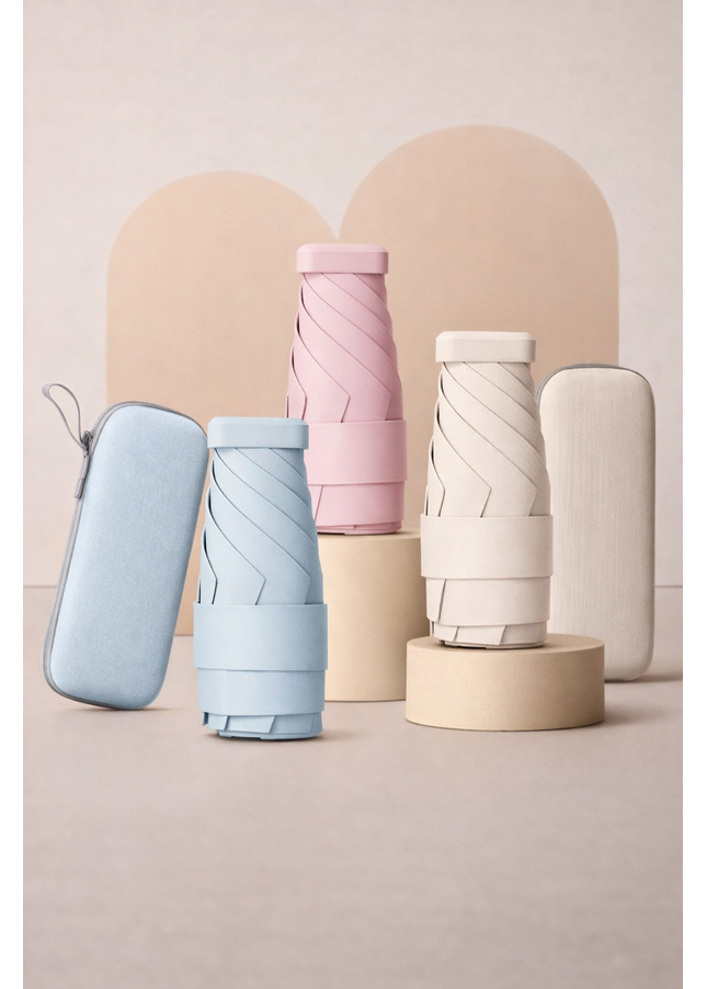 MINI GUARDA CHUVA COM PROTEÇÃO UV