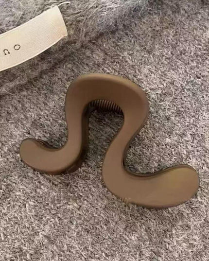 Presilha de Cabelo Piranha Feminina Estilo Moderno em U Confortável Leve Ideal para o Dia-a-dia Várias Opções de Cores Moda Coreana