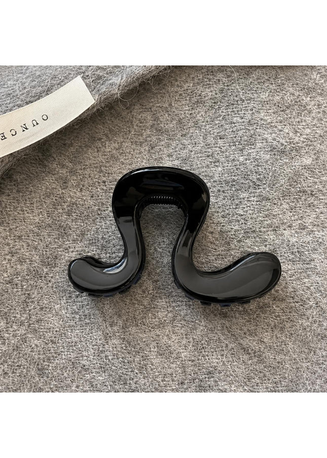 Presilha de Cabelo Piranha Feminina Estilo Moderno em U Confortável Leve Ideal para o Dia-a-dia Várias Opções de Cores Moda Coreana